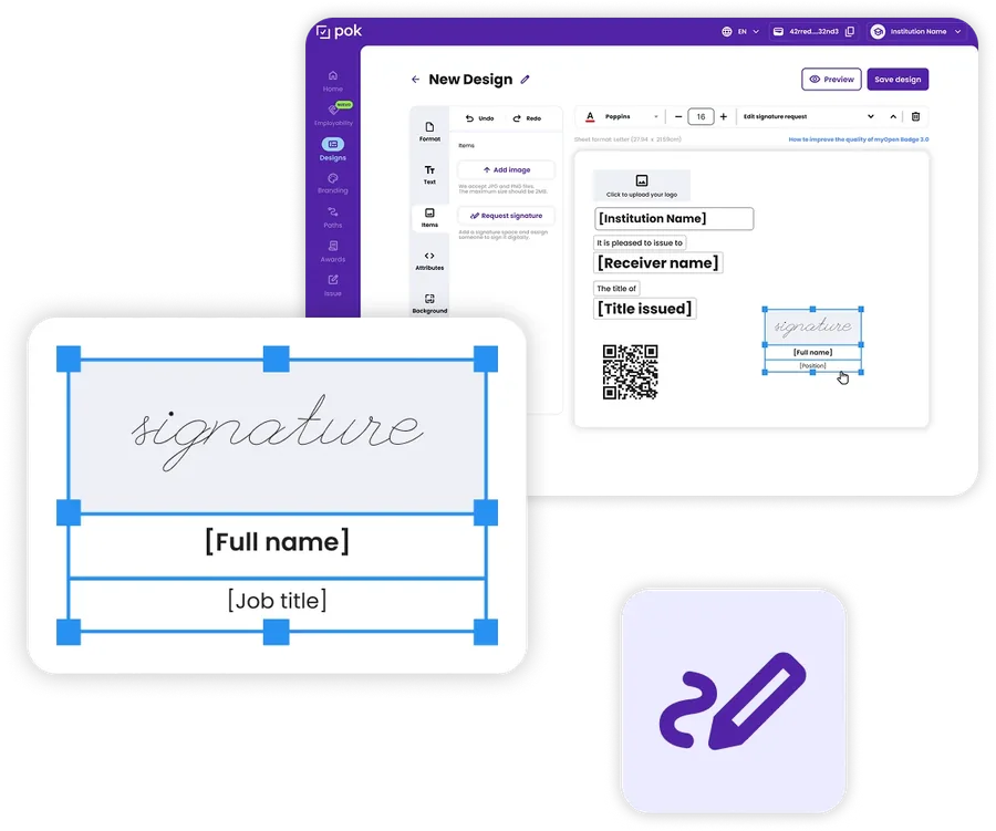 Advanced digital signature on your credentials: authenticity with legal backing
